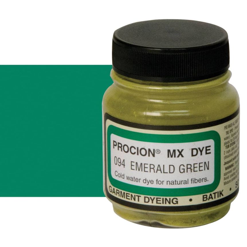 Jacquard Procion MX Dye 2/3 oz Emerald Green 