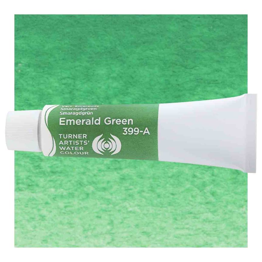 Turner Professional Watercolor - Emerald, 15ml Tube