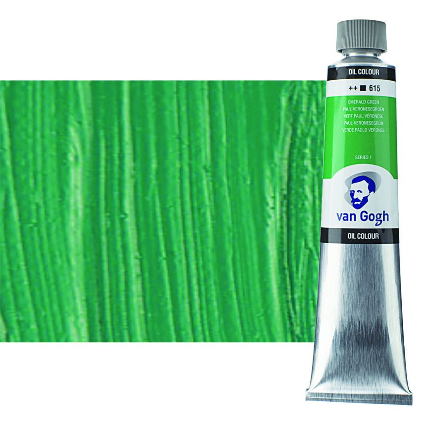 Van Gogh Oil Color, Emerald Green 200ml Tube