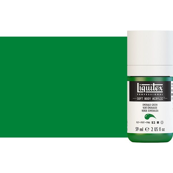 Liquitex Professional Soft Body Acrylic 2oz Emerald Green