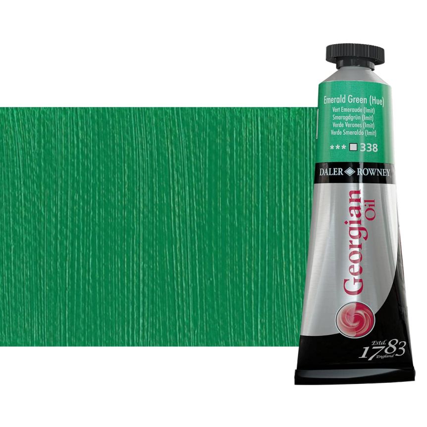 Daler-Rowney Georgian Oil Color 38ml Tube - Emerald Green Hue