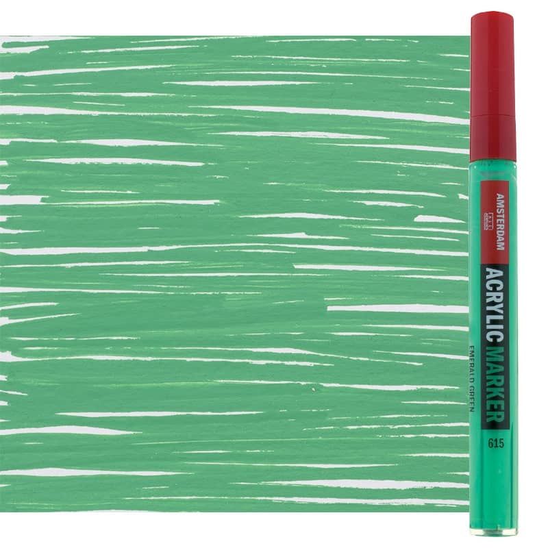 Amsterdam Acrylic Marker 4 mm Emerald Green 