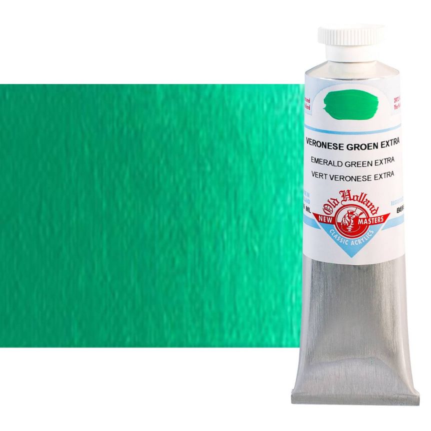 Old Holland New Masters Classic Acrylic Colors Emerald Green Extra 60 ml