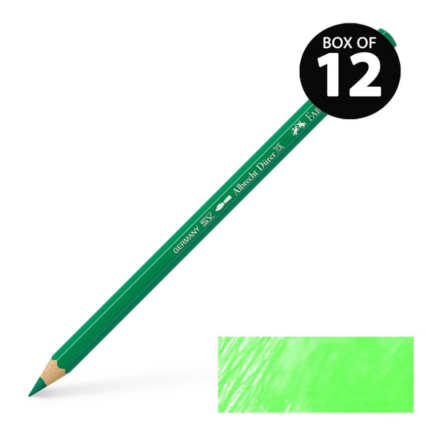 Albrecht Durer Watercolor Pencils Emerald Green - No. 163, Box of 12