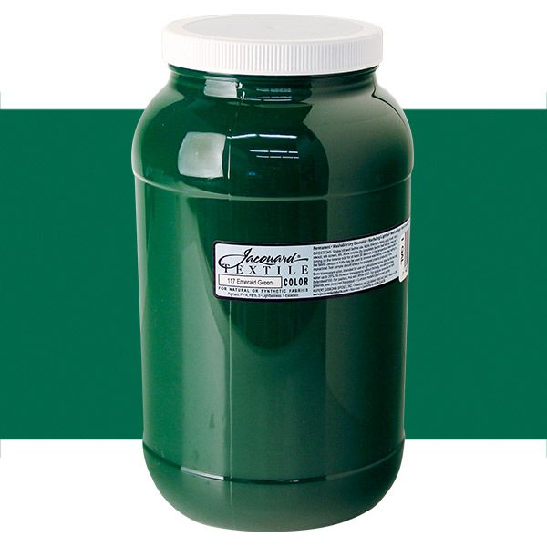 Jacquard Permanent Textile Color Gallon Emerald Green Jerry's Artarama
