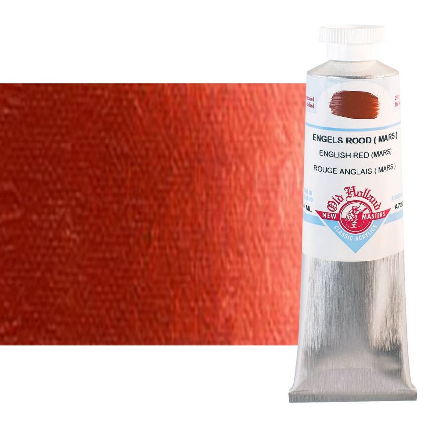 Old Holland New Masters Classic Acrylic Colors English Red 60 ml