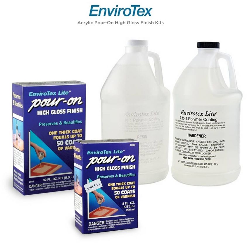 EnviroTex Lite Pour-On High Gloss Finish