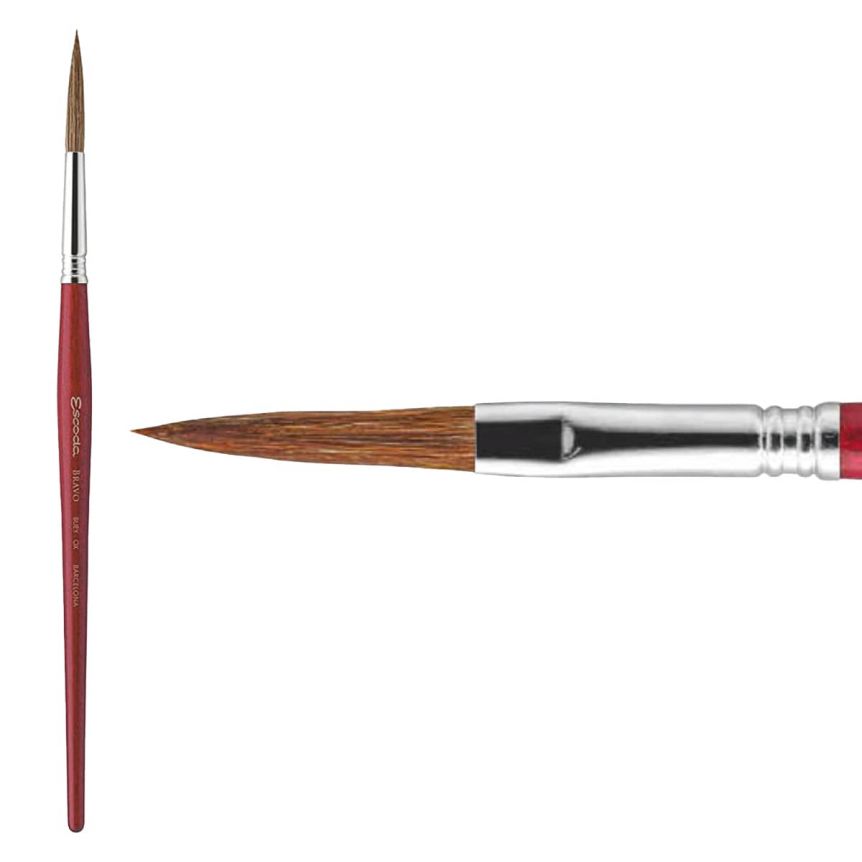 Escoda Bravo Series 6218 Long Filbert Brush #10
