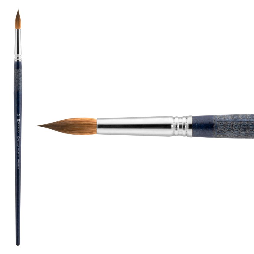 Escoda Finest Kolinsky Brush Series 2410 Round #12