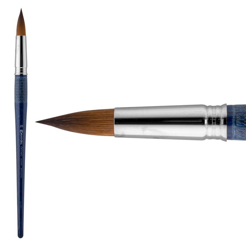 Escoda Finest Kolinsky Brush Series 2410 Round #20