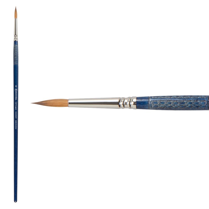 Escoda Finest Kolinsky Brush Series 2410 Round #6