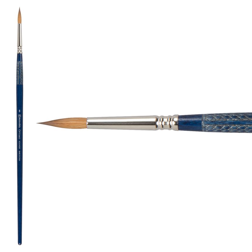 Escoda Finest Kolinsky Brush Series 2410 Round #8