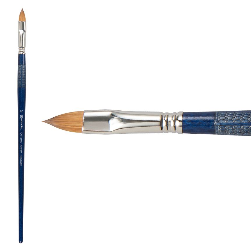 Escoda Finest Kolinsky Brush Series 2813 Filbert #12