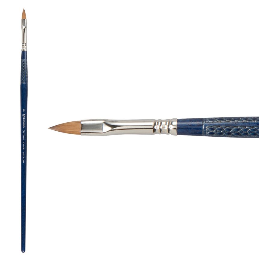 Escoda Finest Kolinsky Brush Series 2813 Filbert #8