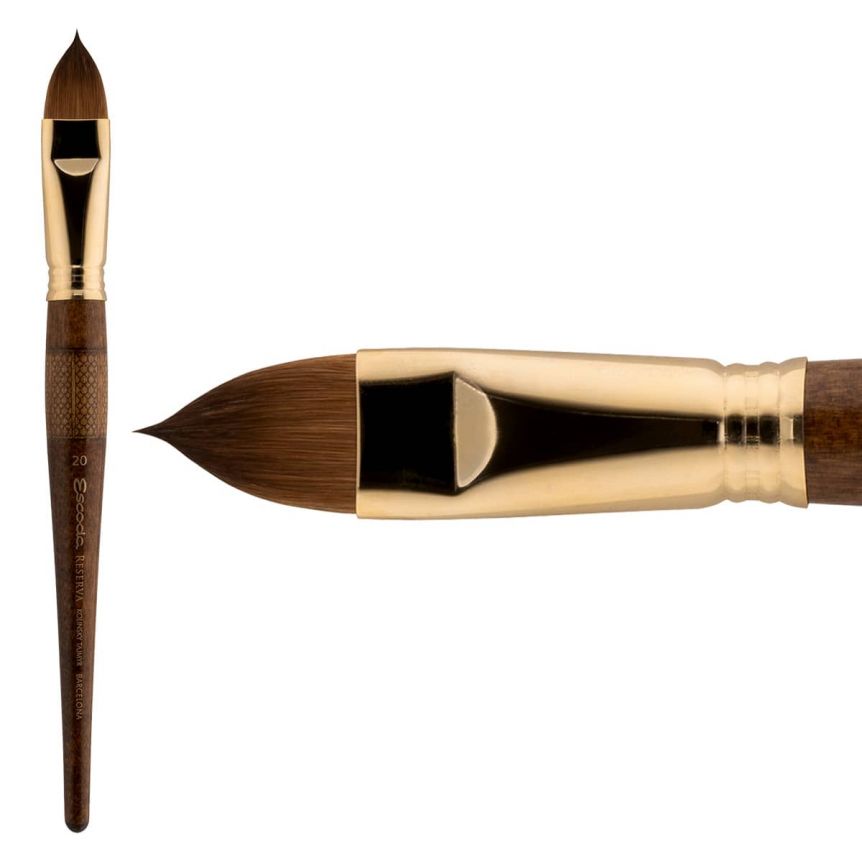Escoda Reserva Pure Kolinsky Series Travel Brush, Set of 3 – ARCH Art  Supplies
