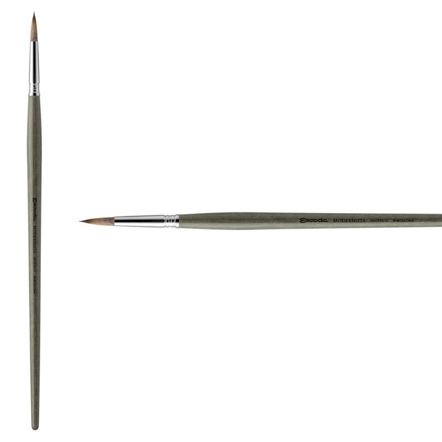 Escoda Modernista Oil & Acrylic Brush 4075 Round #3/0