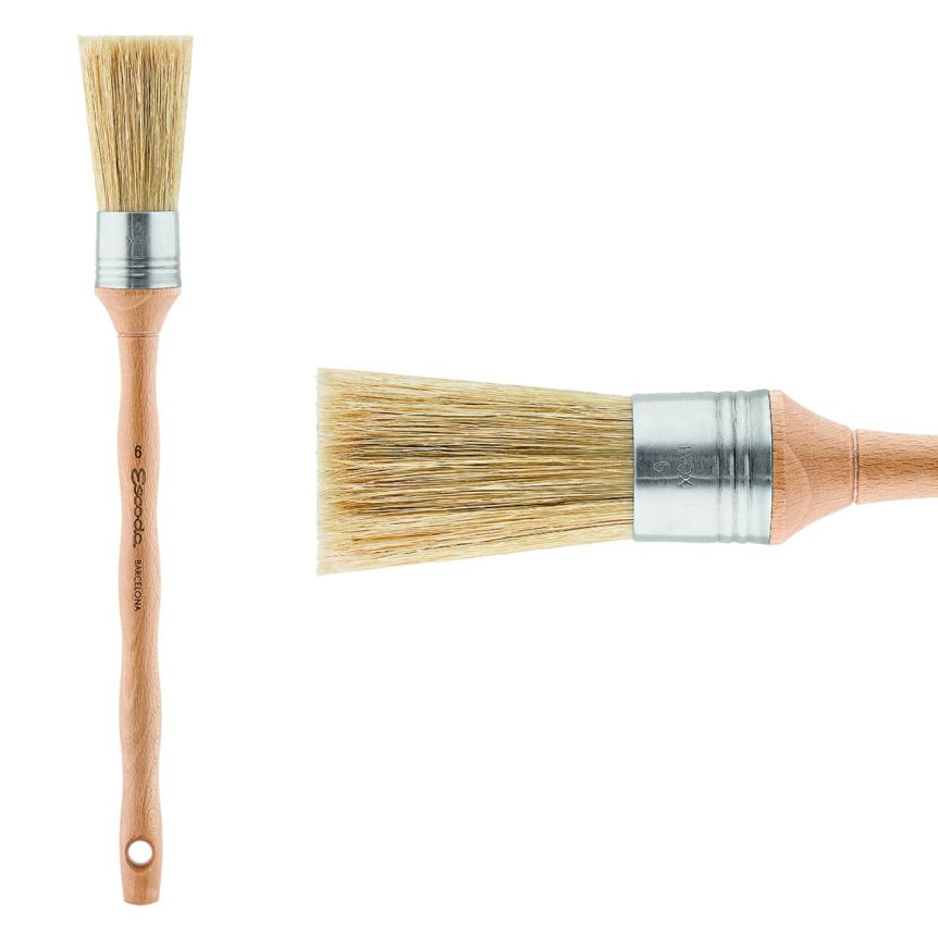 Escoda Natural Bristle Series 7700 Round Square Size 6
