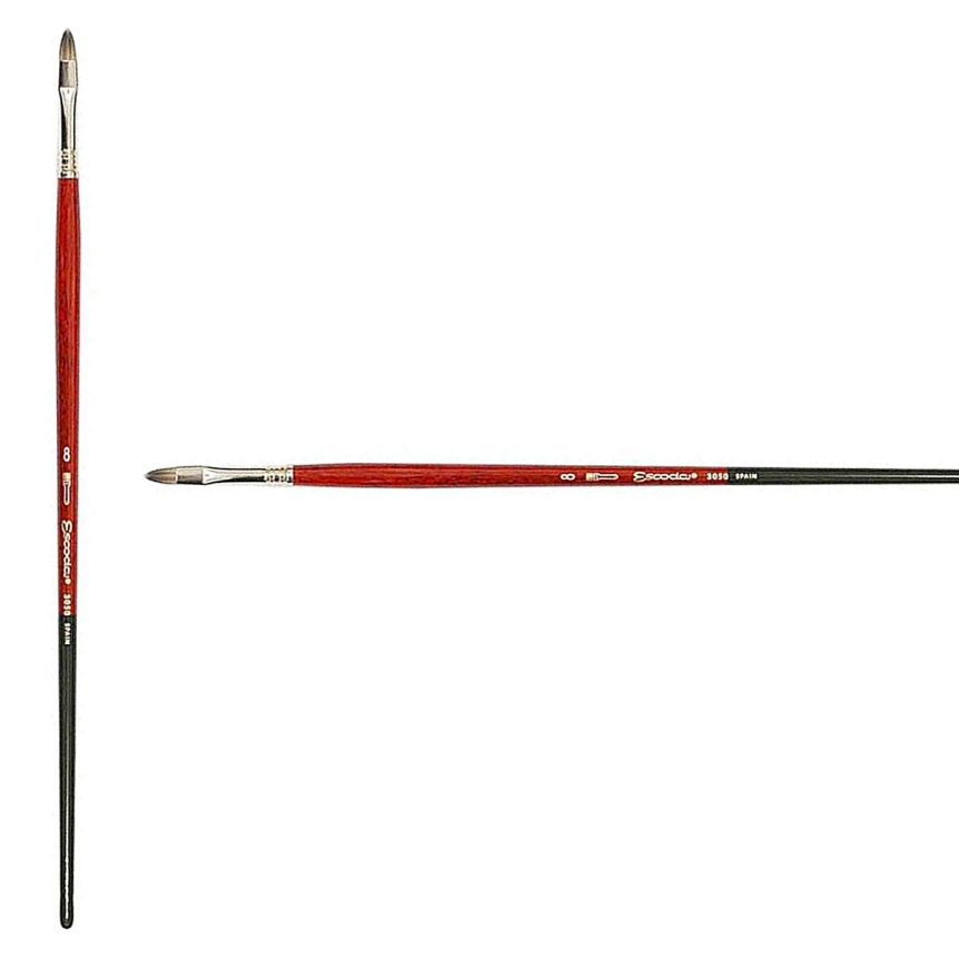 Escoda Opera Synthetic Oil & Acrylic Brush 3050 Bright #8