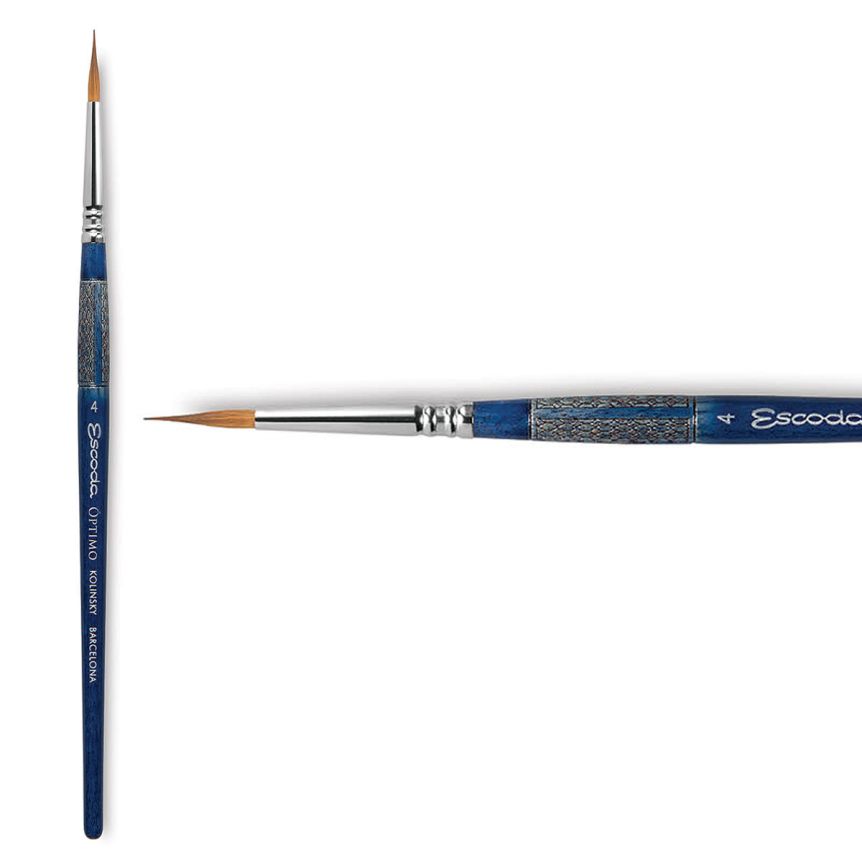 Escoda Kolinsky Reservoir Brush Series 1310 Liner #4