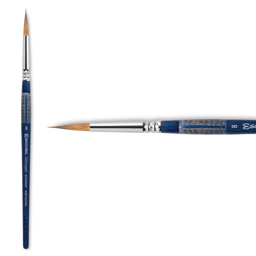 Escoda Kolinsky Reservoir Brush Series 1310 Liner #8