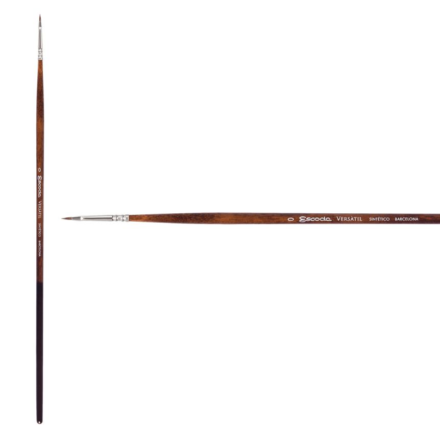 Escoda Versatil Synthetic Kolinsky Long Handle Brush Bright #0