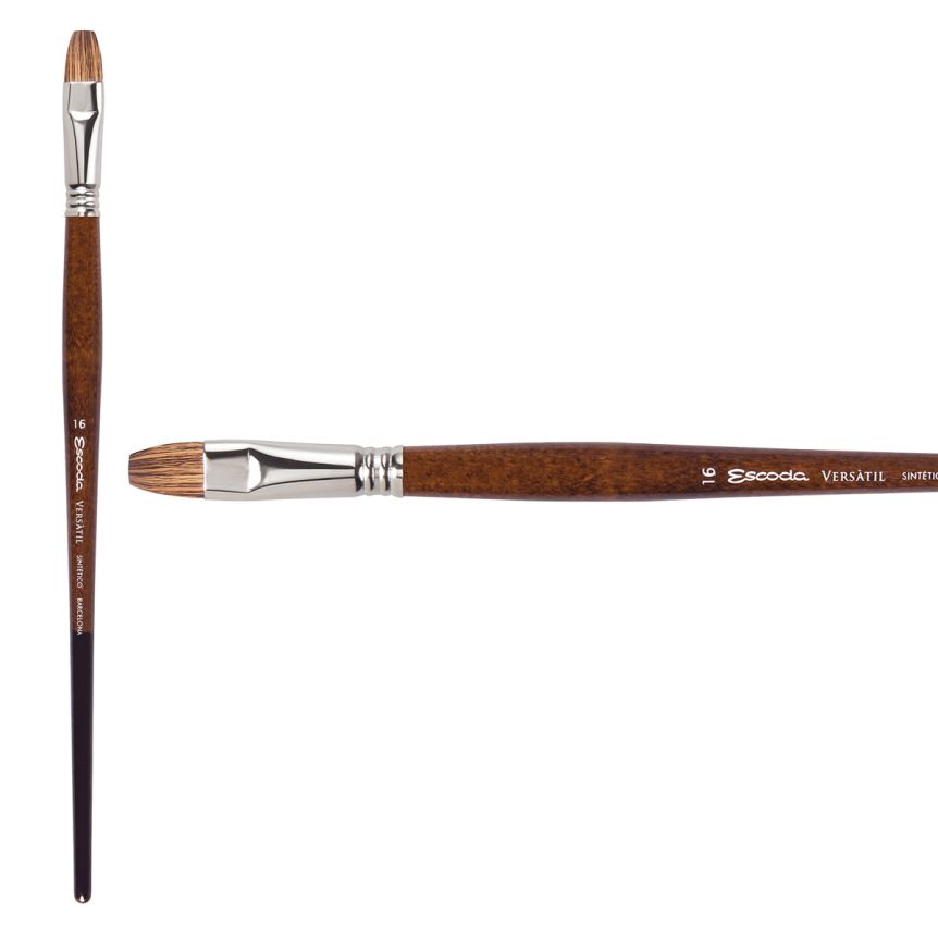 Escoda Versatil Synthetic Kolinsky Long Handle Brush Bright #16