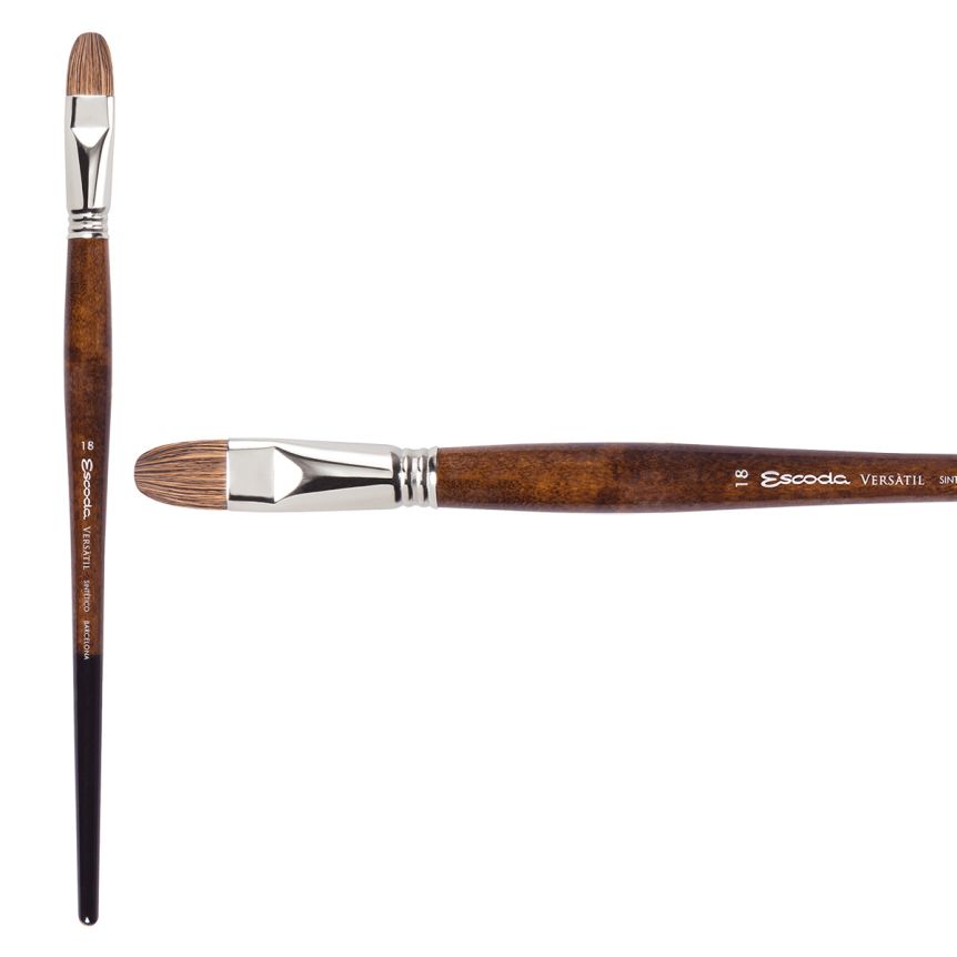 Escoda Versatil Synthetic Kolinsky Long Handle Brush Bright #18