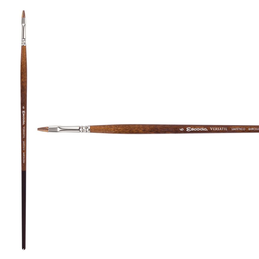 Escoda Versatil Synthetic Kolinsky Long Handle Brush Bright #6