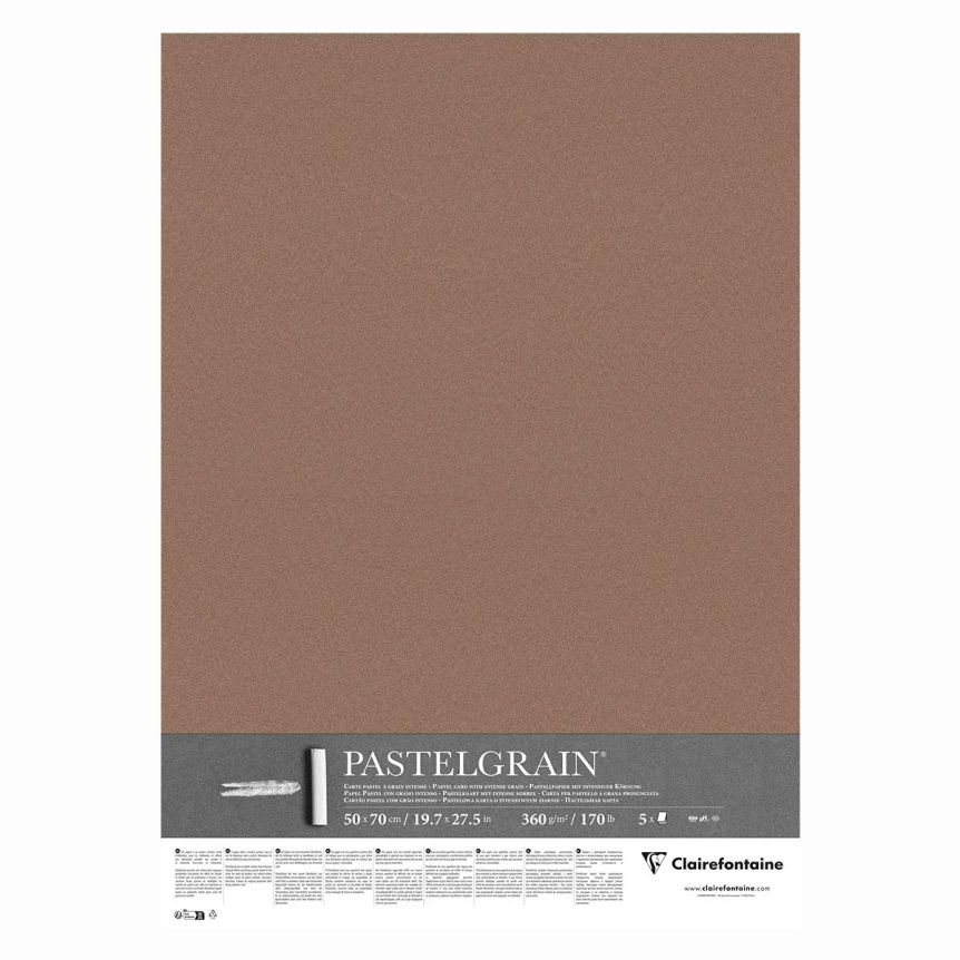 Pastelgrain Sheet - Brown, 50 x 70 cm (Pack of 5)