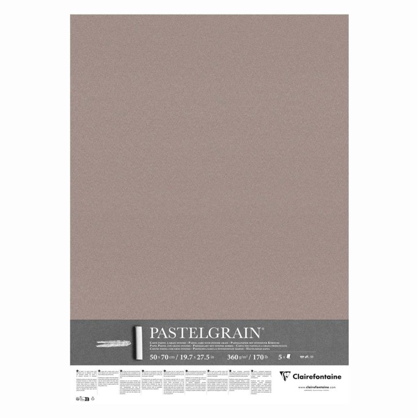 Pastelgrain Sheet - Dark Grey, 50 x 70 cm (Pack of 5)