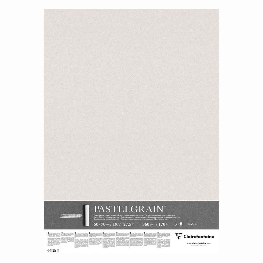 Pastelgrain Sheet - Light Grey, 50 x 70 cm (Pack of 5)