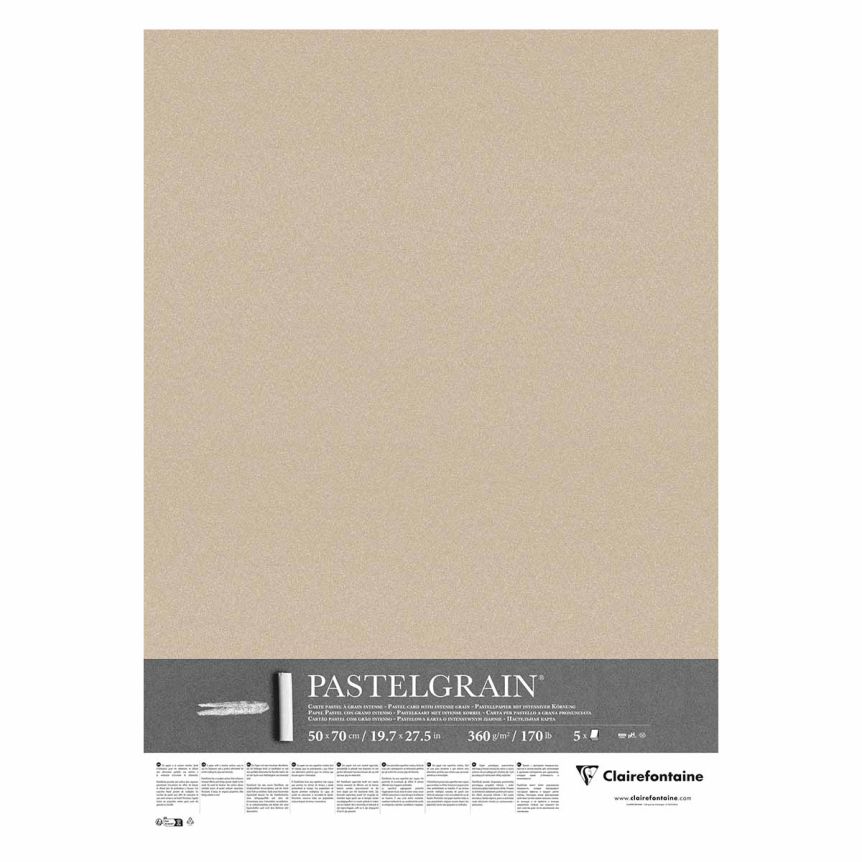 Pastelgrain Sheet - Sand, 50 x 70 cm (Pack of 5)