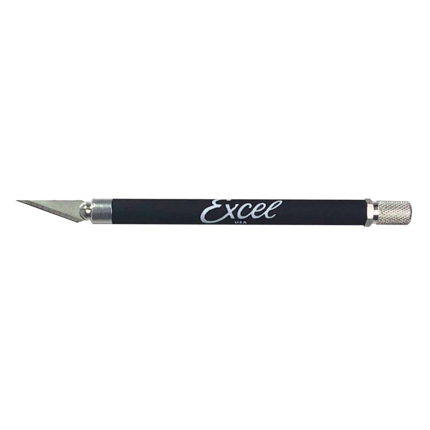 Excel K18 Soft Grip-On Knife, Black
