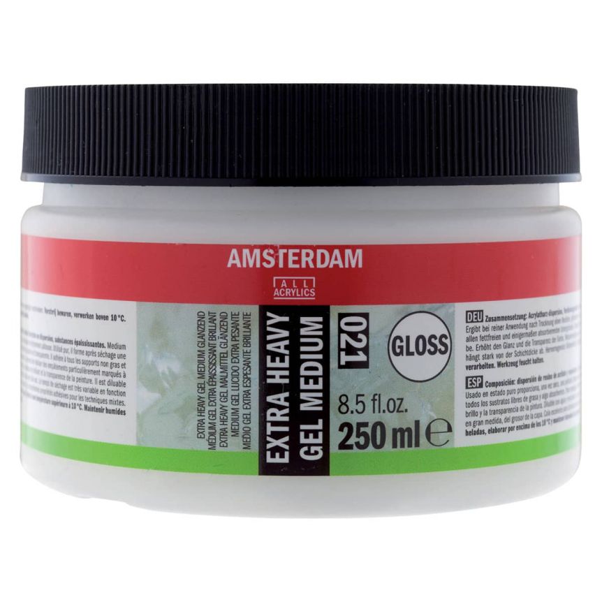 Talens Amsterdam All Acrylic Mediums - Extra Heavy Gel (Glossy), 250ml