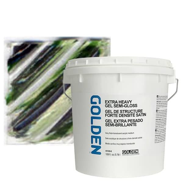 GOLDEN Acrylic Gel Mediums  Extra Heavy Semi-Gloss 1 gallon