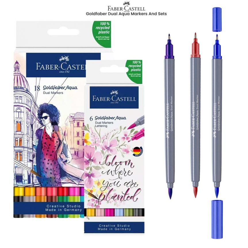 Faber-Castell Goldfaber Aqua Dual Markers