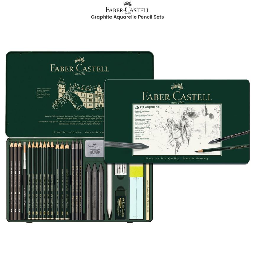 Faber-Castell Graphite Aquarelle Pencil Sets