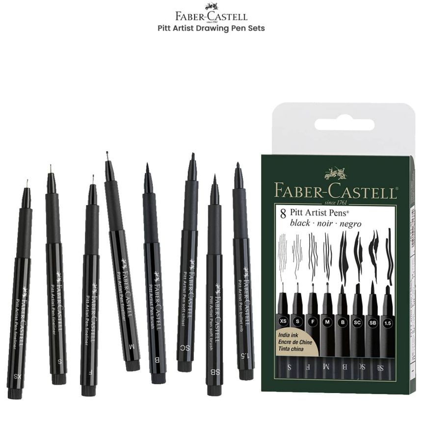 Faber-Castell PITT Artist Drawing Pen Sets