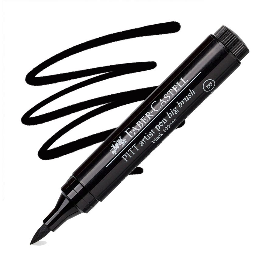 Faber-Castell Pitt Big Brush Pen, Black No. 199 