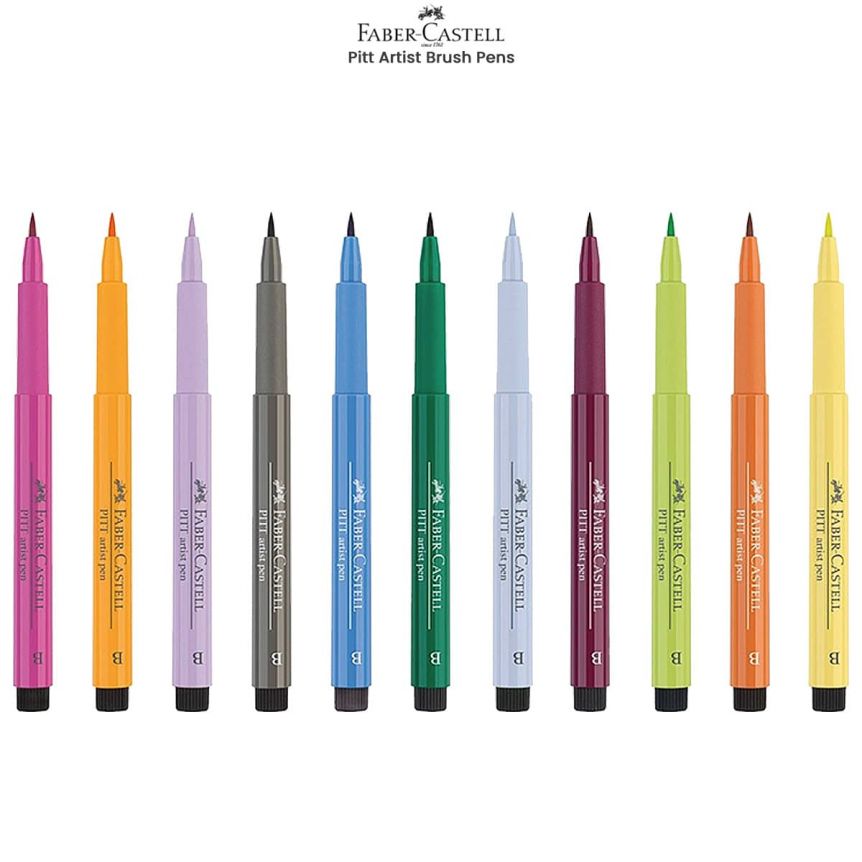 PITT Artist Pen Set of 8 Black - Assorted Sizes