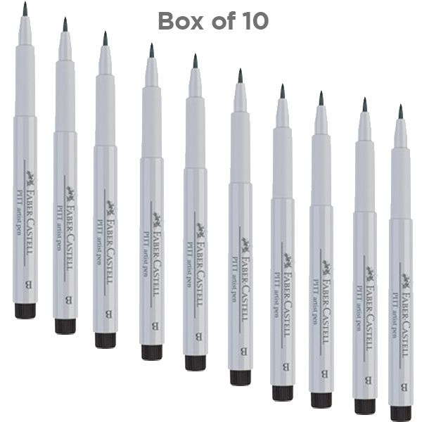 Box 10 Pitt Brush Pen Cold Grey I