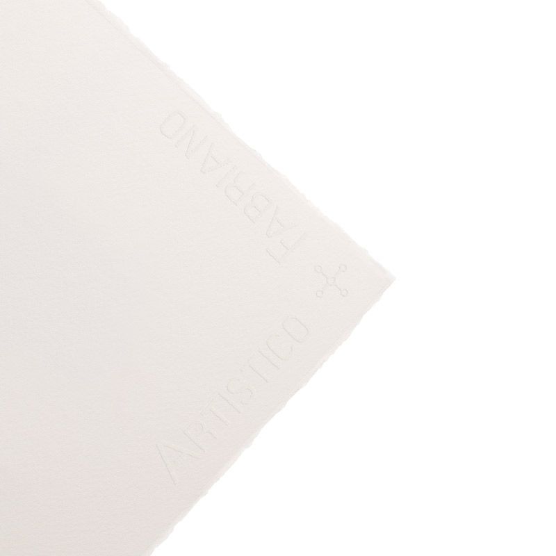 Fabriano Artistico 4-Deckle 140lb 55in x 11yd Roll Extra-White Rough Press 