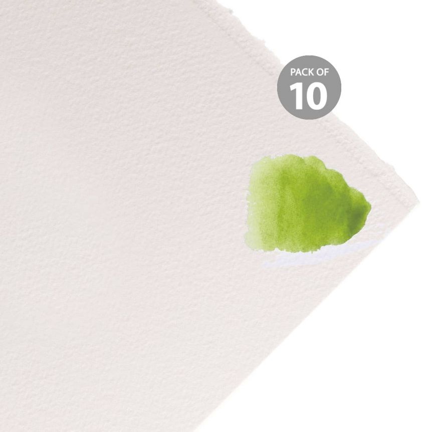 Artistico Watercolor Paper - 22"x30" Traditional White, 140lb Rough (10-Pack)