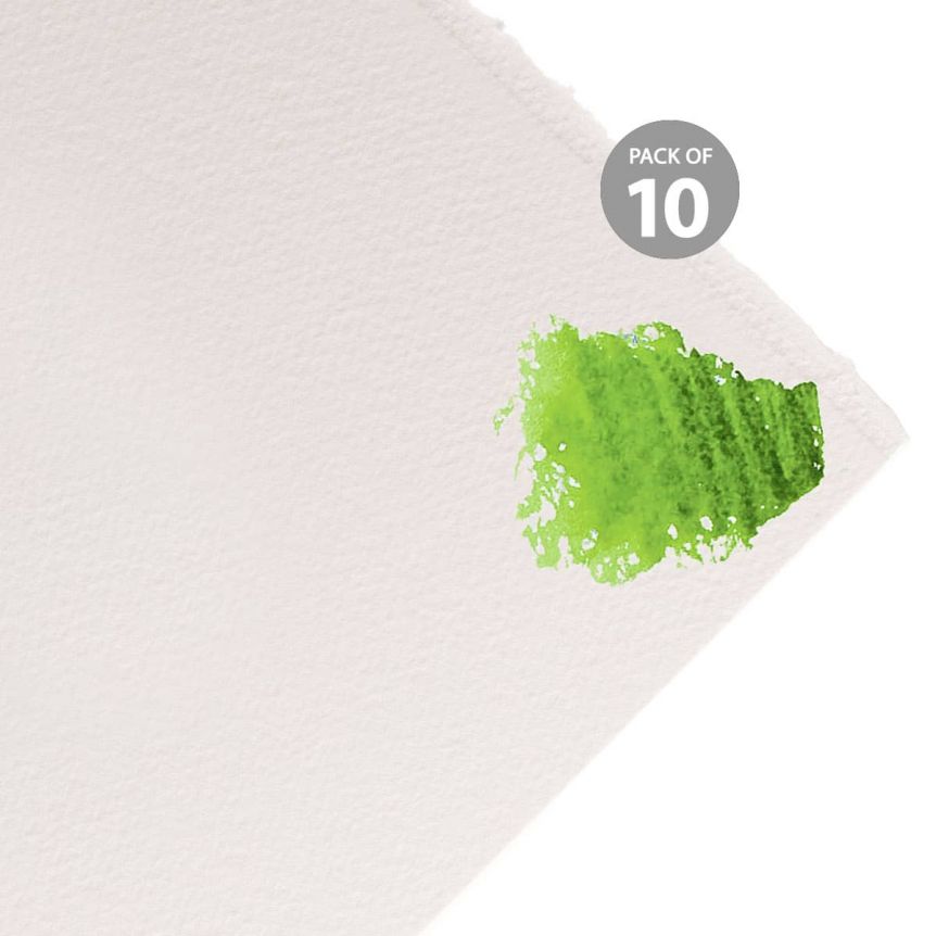 Artistico Watercolor Paper - 22"x30" Extra White, 300lb Rough (10-Pack) 