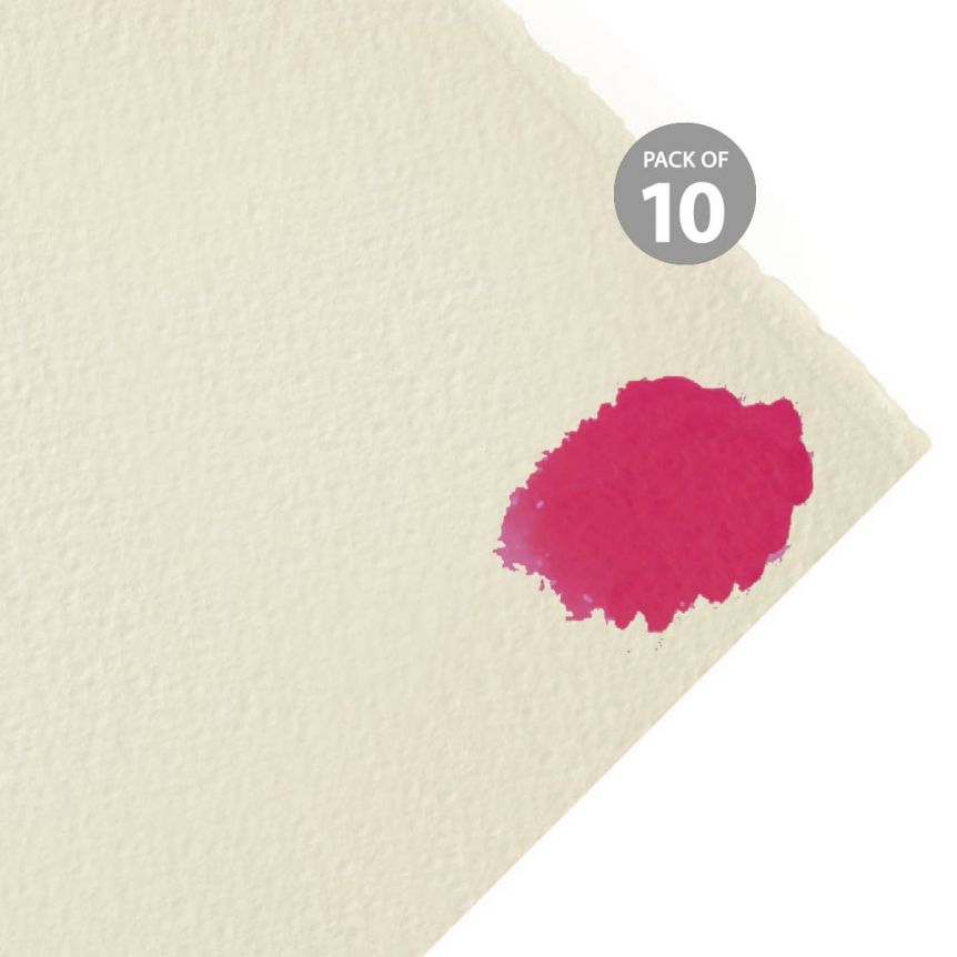 Artistico Watercolor Paper - 22"x30" Traditional White, 140lb Hot Press (10-Pack)