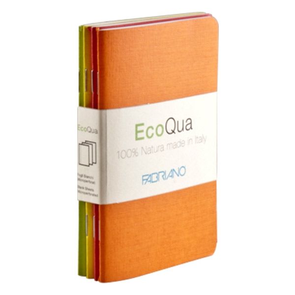 Fabriano EcoQua Pocket Set of 4 3.5x5.5" - Blank Warm