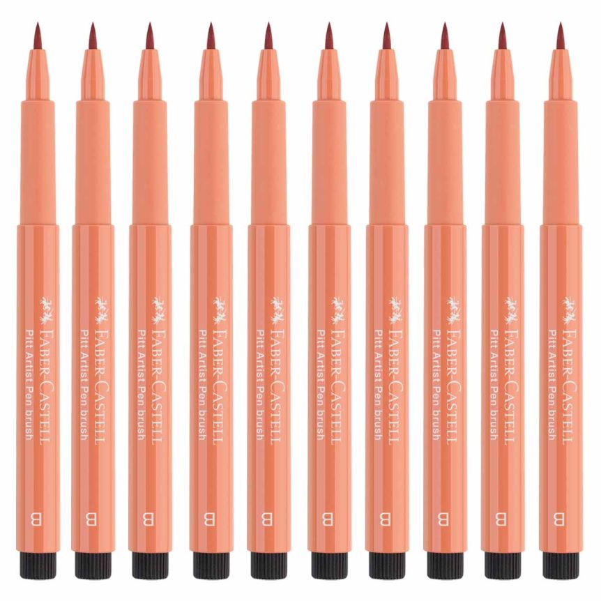 Faber-Castell Pitt Artist Brush Pen, No. 189 - Cinnamon (Box of 10)