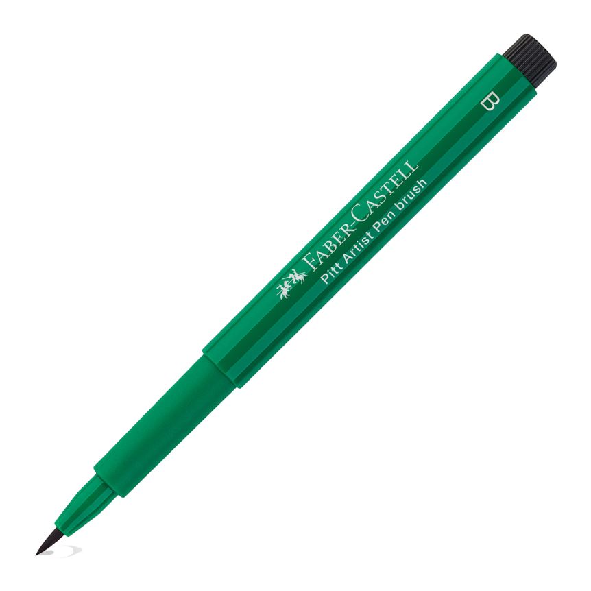 Faber-Castell Pitt Artist Brush Pen, No. 264 - Dark Phthalo Green