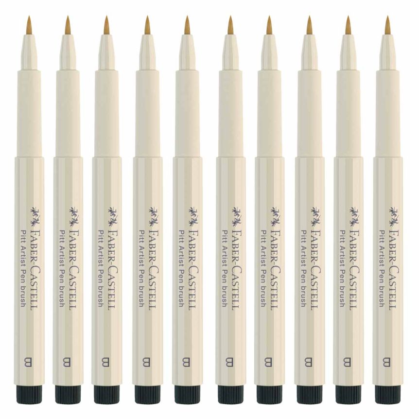 Faber-Castell Pitt Artist Brush Pen, No. 270 - Warm Grey 1 (Box of 10)