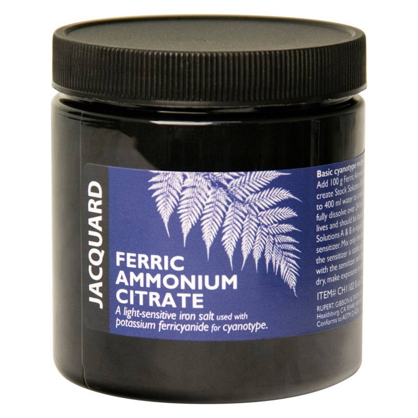 Jacquard Cyanotype Ferric Ammonium Citrate, 8oz Jar